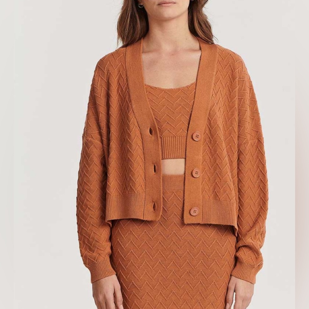 Charlie Holiday Sundial Camila Cardigan. NWT